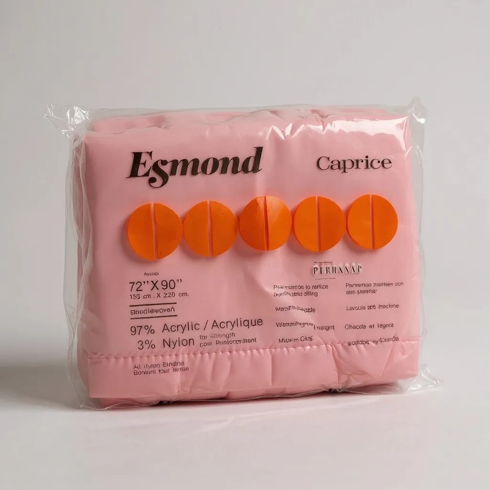 NIB Deadstock Vintage 70’s Esmond Caprice Acrylic Blend Blanket